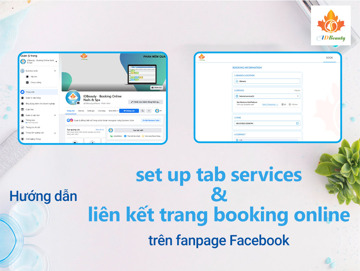 Hướng dẫn set up tab services và liên kết trang booking online trên fanpage Facebook